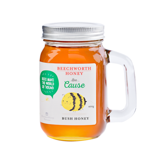 BCMASJAR400 Bee Cause Mason Jar 400g Web Res