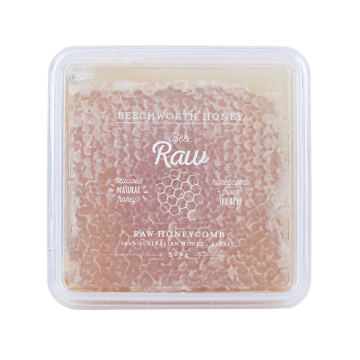 BRHONEBOX300_Bee Raw Honeycomb 300g Box