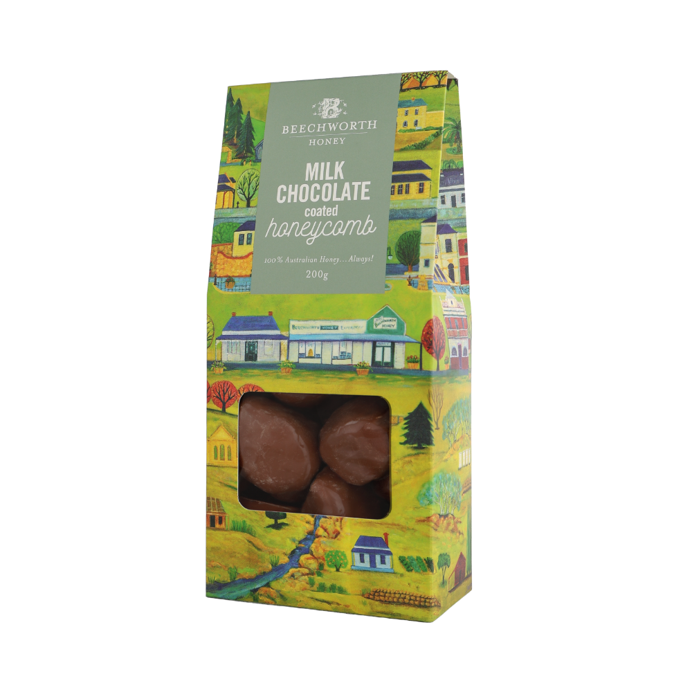 Beechworth Honey Milk Chocolate Coated Honeycomb 200g