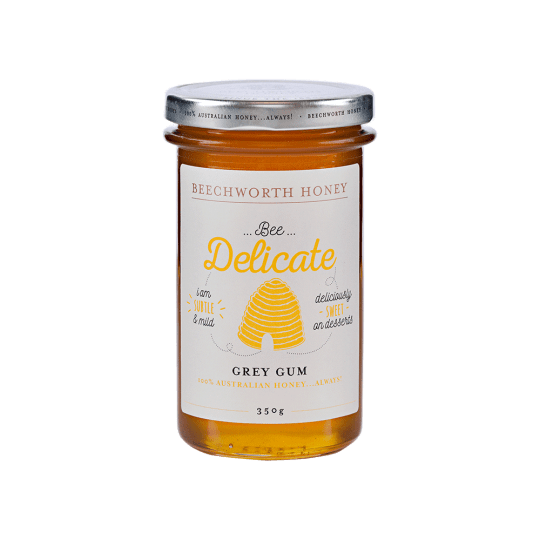 BDGRGUJAR350_Bee-Delicate-Grey-Gum-Honey-350g-Jar---LE