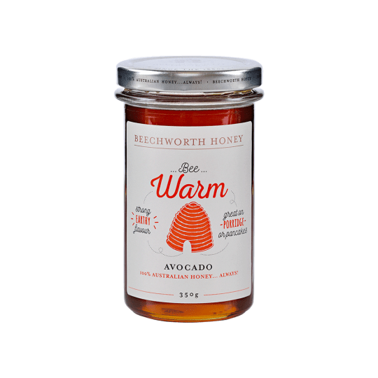 Bee Warm Avocado Honey 350g Jar