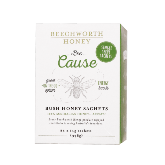 BCBUSSAC14x24-_Beechworth-Honey_-Bee-Cause-Bush-Honey-Sachets