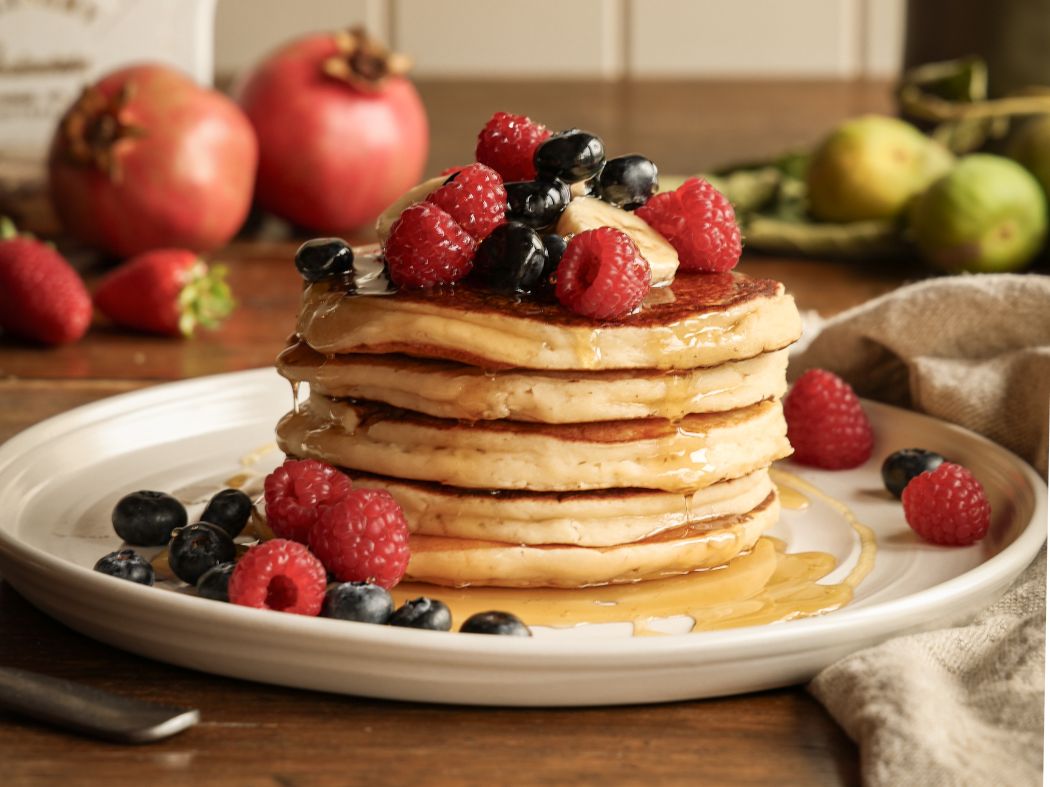Honey & Ricotta Pancakes