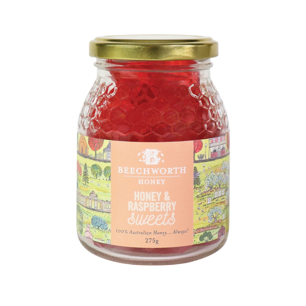 SRASJAR275_Honey-&-Raspberry-Sweets_Front