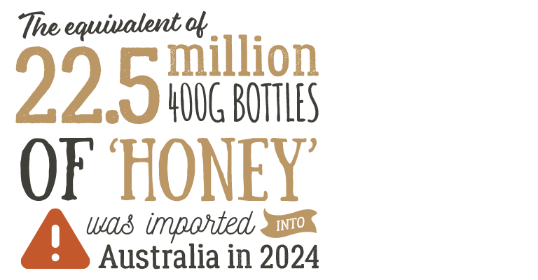 9 million kilograms of honey was imported into Australia in 2024