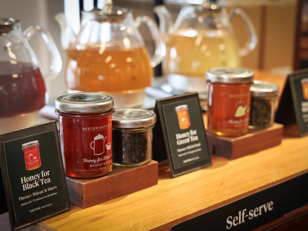 Honey for Tea Tasting Counter