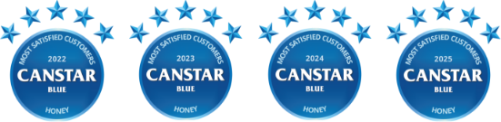 Canstar Blue Rated Australia's Best Honey 2022-2025