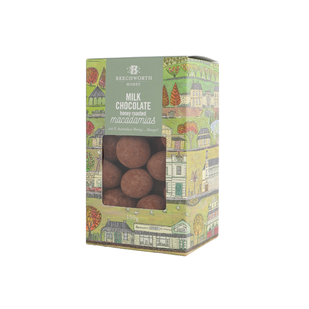 Beechworth Honey Milk Chocolate Honey Roasted Macadmias