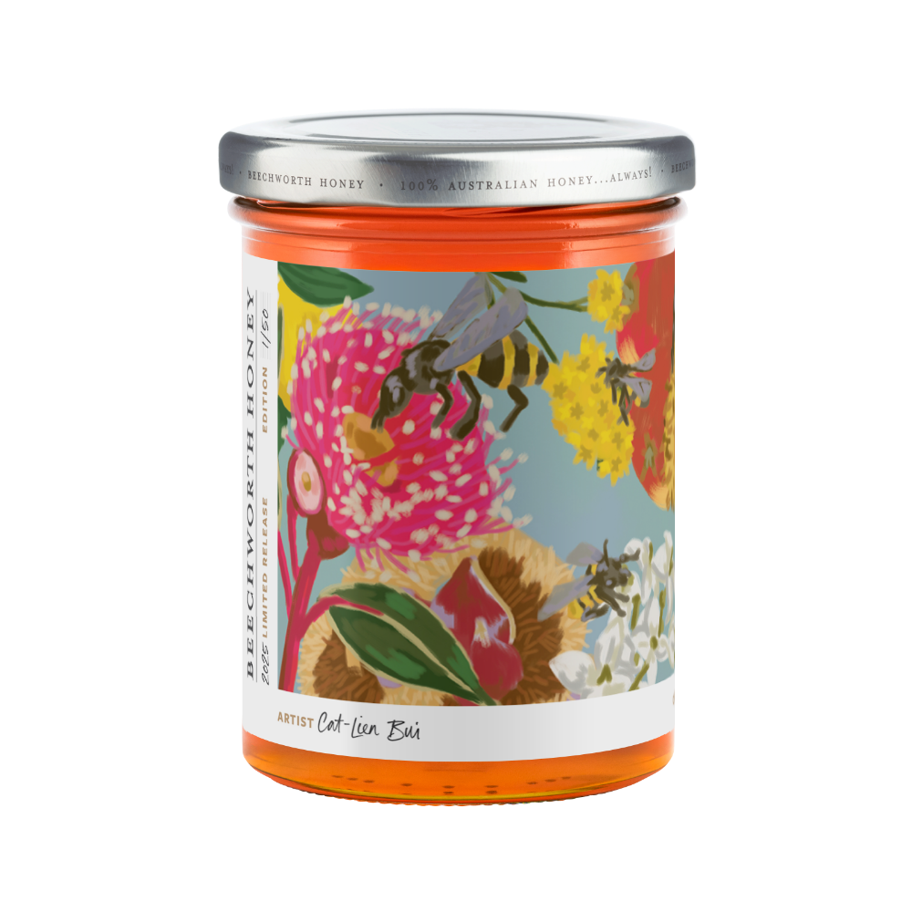 POLL25JAR550-Cat-Lien_Pollinate-Honey-2025_Cat-Lien-Bui_550g_front