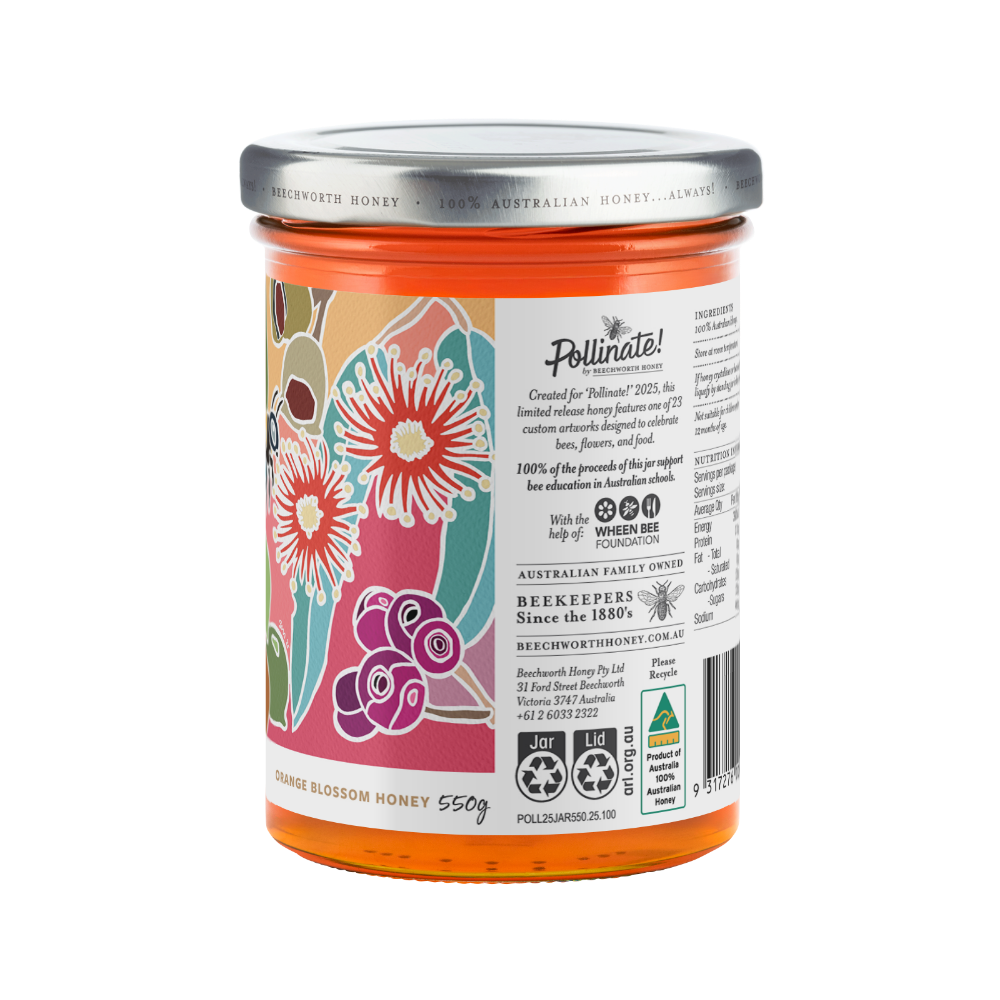 POLL25JAR550-Sofie_Pollinate-Honey-2025_Sofie-Molder-Martin_550g_back