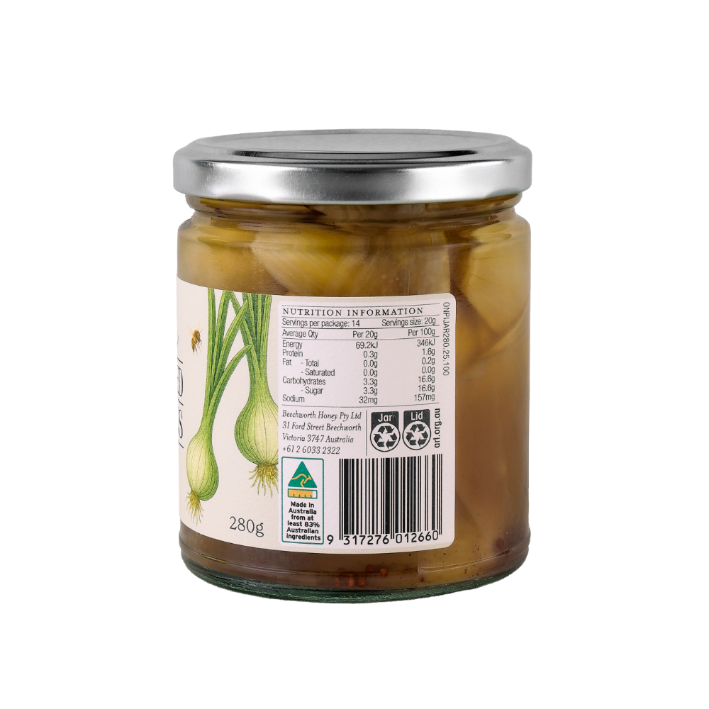 Honey Pickled Onions_Back
