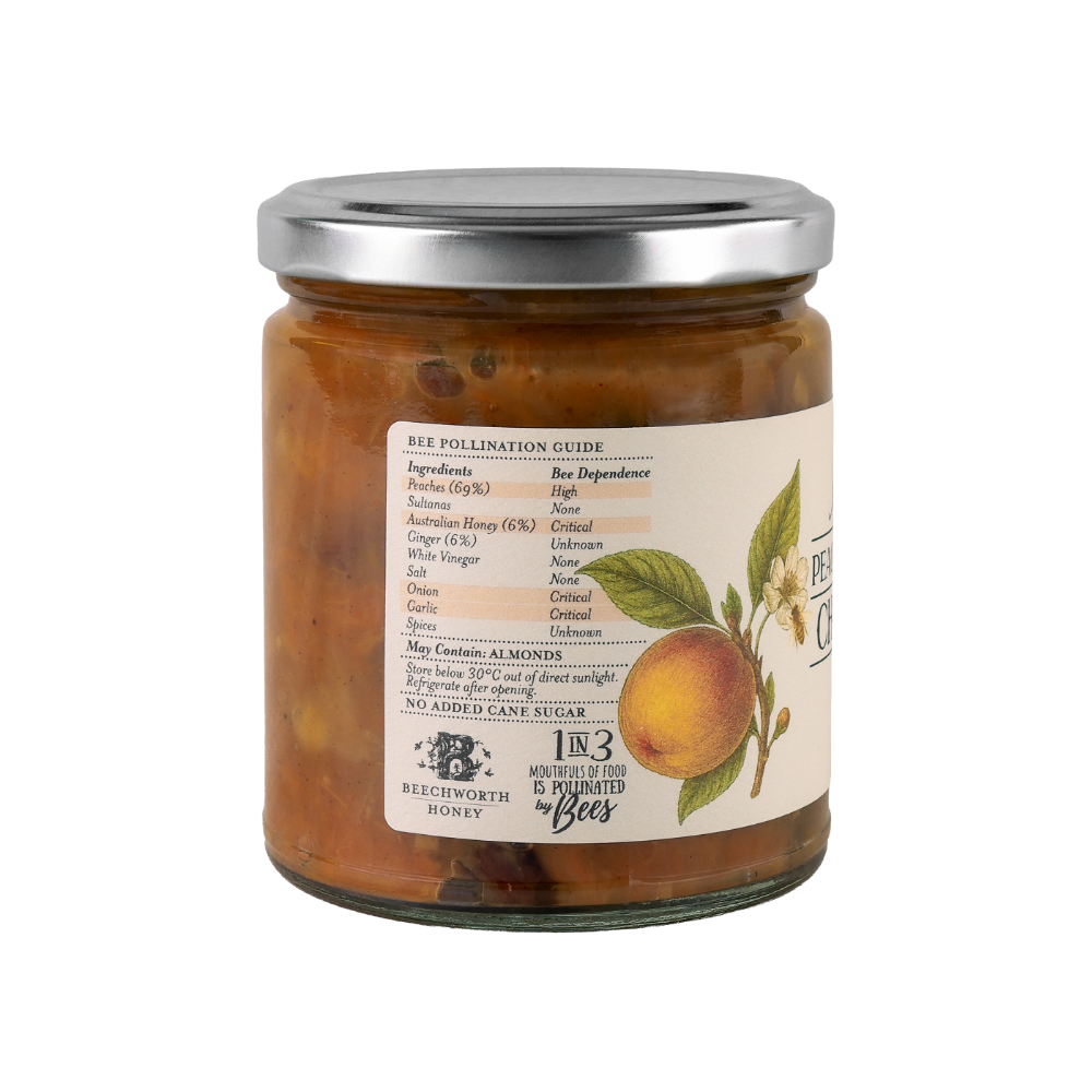 Honey, Peach & Ginger Chutney_Side