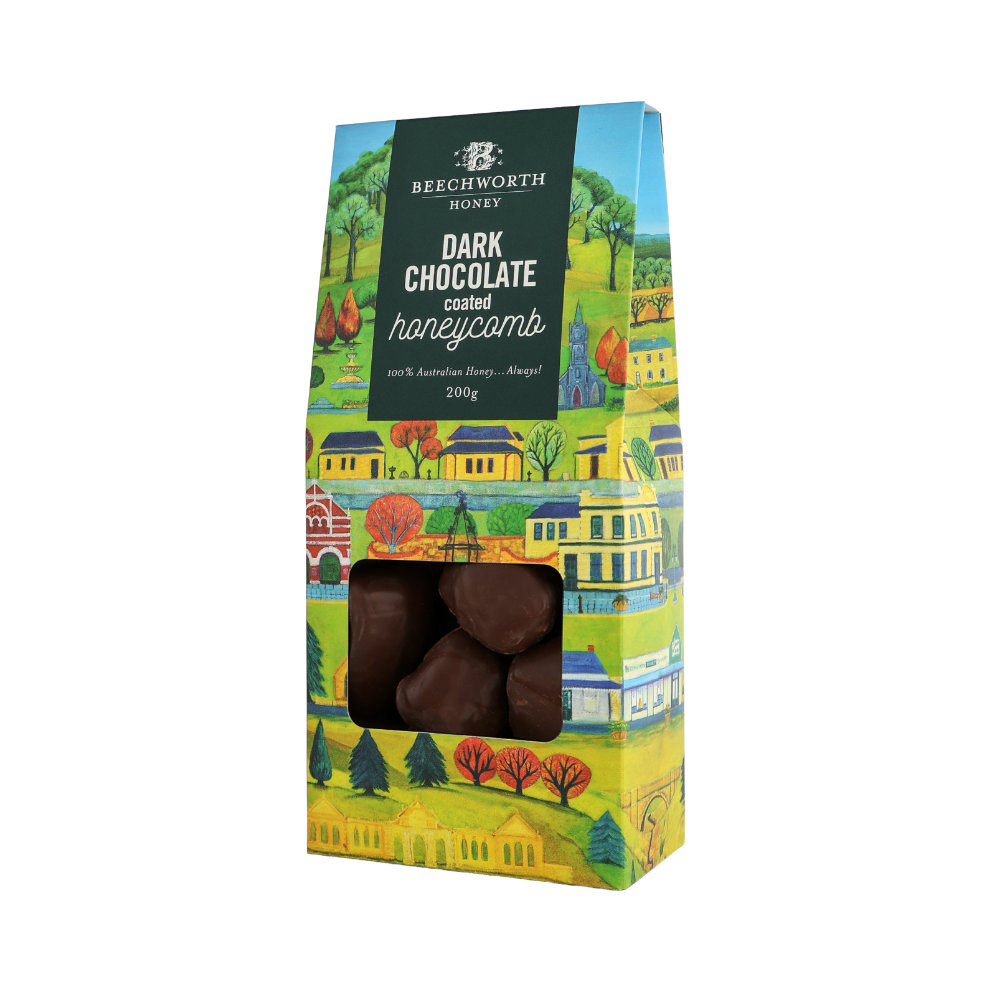 Beechworth Honey Dark Chocolate Coated Honeycomb 200g