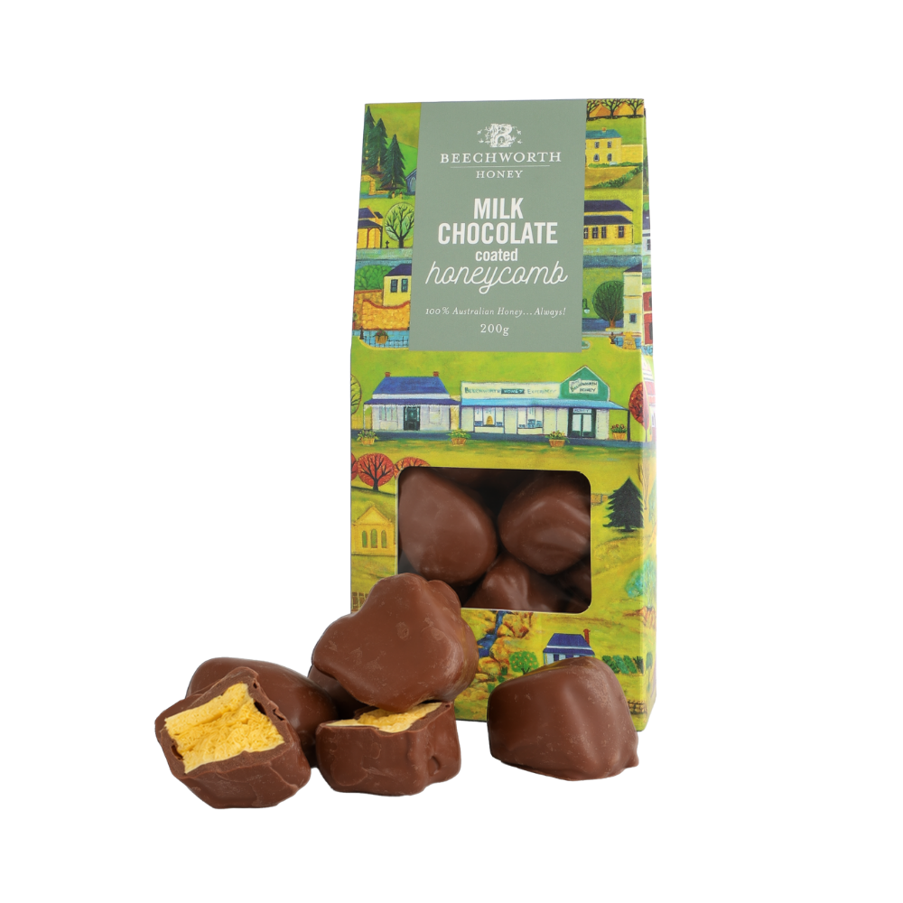 Beechworth Honey Milk Chocolate Coated Honeycomb 200g