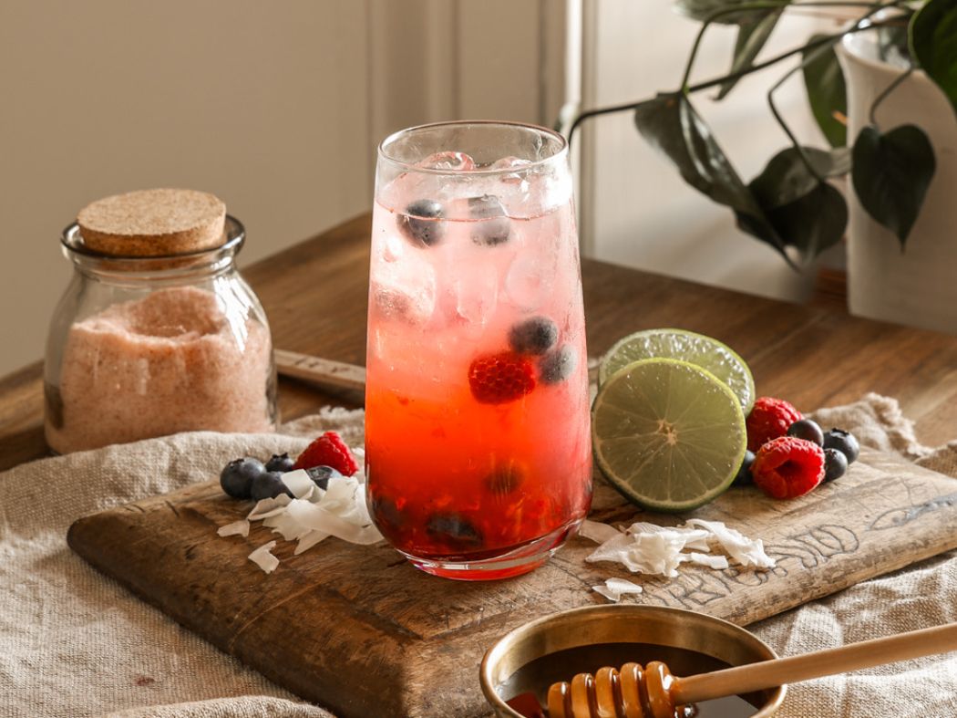 Honey Coconut Berry Refresher Electrolyte