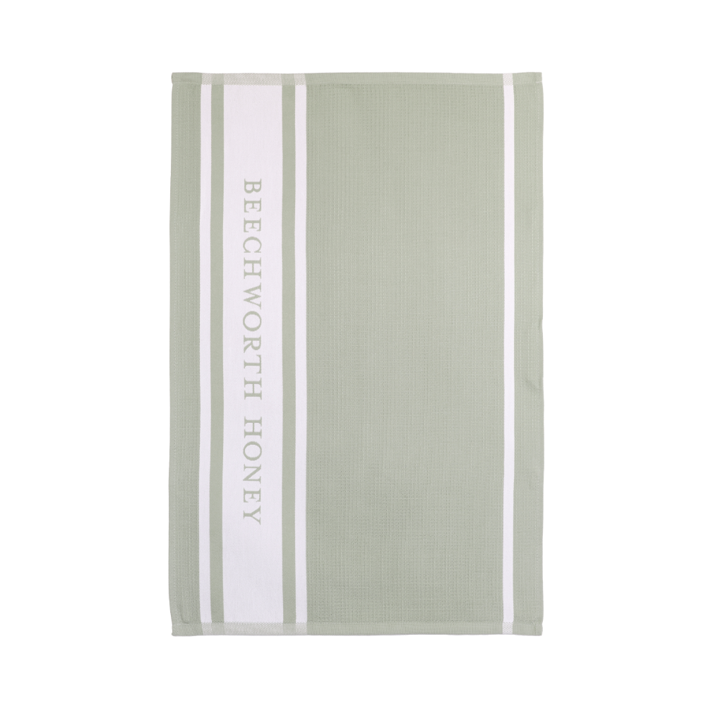 Beechworth Honey Waffle Tea Towel Light Green